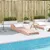 Produktbild 3 för Solsäng 205x60x31,5 cm massivt douglasträ