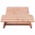 Produktbild 4 för Solsäng 205x60x31,5 cm massivt douglasträ