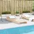 Produktbild 3 för Solsäng 205x70x31,5 cm massiv furu