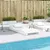 Produktbild 3 för Solsäng vit 205x80x31,5 cm massiv furu