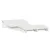 Produktbild 2 för Solsäng vit 205x110x31,5 cm massiv furu