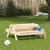 Produktbild 4 för Picknickbord med sandlåda för barn massivt furu