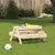 Produktbild 3 för Picknickbord för barn 88x97x52 cm massiv furu