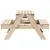 Produktbild 5 för Picknickbord för barn 88x97x52 cm massiv furu