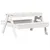 Produktbild 2 för Picknickbord för barn vit 88x97x52 cm massiv furu