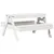 Produktbild 6 för Picknickbord för barn vit 88x97x52 cm massiv furu