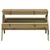 Produktbild 4 för Picknickbord för barn 88x97x52 cm massiv impregnerad furu