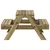 Produktbild 5 för Picknickbord för barn 88x97x52 cm massiv impregnerad furu