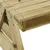Produktbild 7 för Picknickbord för barn 88x122x58 cm massiv impregnerad furu