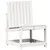 Produktbild 2 för Trädgårdsstol vit 50,5x55x77 cm massiv furu