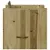 Produktbild 5 för Trädgårdsfåtölj 79x60x62 cm impregnerad furu