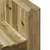Produktbild 7 för Trädgårdssoffa 2-sits 134x60x62 cm impregnerad furu