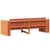Produktbild 6 för Trädgårdssoffa 3-sits vaxbrun 189x60x62 cm massiv furu