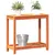 Produktbild 4 för Växtbord med hylla vaxad brun 82,5x35x75 cm massiv furu