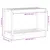 Produktbild 10 för Växtbord med hylla vaxad brun 108x50x75 cm massiv furu