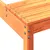 Produktbild 7 för Picknickbord vaxad brun 110x134x75 cm massivt trä