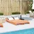 Produktbild 3 för Solsängar 2 st vaxbrun 205x60x31,5 cm massiv furu