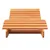 Produktbild 5 för Solsängar 2 st vaxbrun 205x60x31,5 cm massiv furu