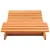 Produktbild 4 för Solsäng vaxbrun 205x70x31,5 cm massiv furu