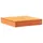 Sandlåda med Lock vaxbrun 111x111x19,5 cm massiv furu