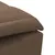 Produktbild 8 för Massageschäslong med bolster brun tyg