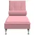 Produktbild 4 för Massageschäslong med bolster rosa sammet