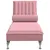 Produktbild 4 för Massageschäslong med bolster rosa sammet