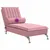 Produktbild 7 för Massageschäslong med bolster rosa sammet