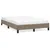 Produktbild 2 för Sängram taupe 120x190 cm tyg