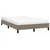 Produktbild 4 för Sängram taupe 120x190 cm tyg