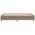 Produktbild 6 för Sängram taupe 120x190 cm tyg