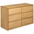 Produktbild 2 för Byrå SAUDA ek 111x43x73,5 cm massiv furu