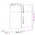 Produktbild 8 för Sidobord SAUDA ek 80x43x75,5 cm massiv furu