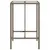 Produktbild 6 för Barbord för trädgården 70x70x110 cm konstrotting