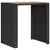 Produktbild 2 för Trädgårdsbord med akaciaträ svart 105x80x110 cm konstrotting