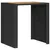 Produktbild 7 för Trädgårdsbord med akaciaträ svart 105x80x110 cm konstrotting