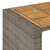 Produktbild 9 för Trädgårdsbord med topp akaciaträ grå 105x80x110 cm konstrotting