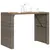 Produktbild 4 för Trädgårdsbord med topp akaciaträ grå 145x80x110 cm konstrotting