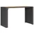 Produktbild 2 för Trädgårdsbord med akaciaträ svart 185x80x110 cm konstrotting