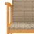 Produktbild 8 för Trädgårdsstolar 2 st beige konstrotting och massivt trä