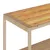 Produktbild 9 för Barvagn 3 hyllor beige konstrotting och massivt akaciaträ