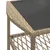 Produktbild 12 för Soffgrupp för trädgård med dynor 4 delar beige konstrotting