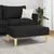 Produktbild 3 för Fotpall svart 77x55x31 cm tyg