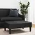 Produktbild 3 för Fotpall svart 77x55x31 cm konstläder