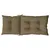 Produktbild 7 för Stolsdynor högt ryggstöd 2 st melerad taupe 120x50x7 cm tyg