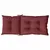Produktbild 7 för Stolsdynor högt ryggstöd 2 st melerad vinröd 120x50x7 cm tyg