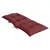 Produktbild 6 för Stolsdynor högt ryggstöd 4 st melerad vinröd 120x50x7 cm tyg