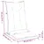 Produktbild 11 för Stolsdynor högt ryggstöd 4 st melerad vinröd 120x50x7 cm tyg
