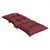 Produktbild 6 för Stolsdynor högt ryggstöd 6 st melerad vinröd 120x50x7 cm tyg
