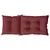 Produktbild 7 för Stolsdynor högt ryggstöd 6 st melerad vinröd 120x50x7 cm tyg
